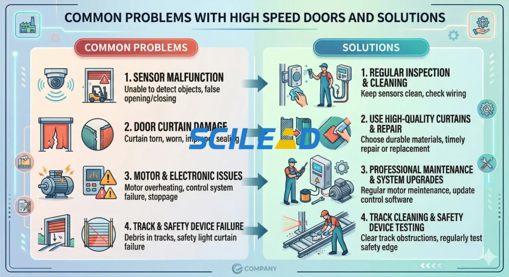 Common Problems with High Speed Doors and Solutions