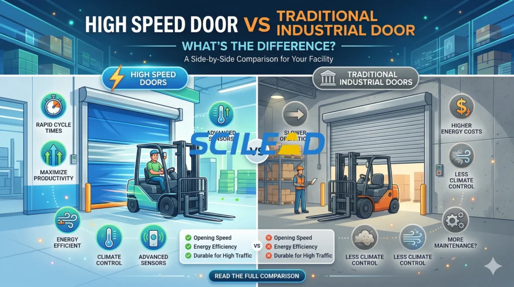 High Speed Door vs Traditional Industrial Door
