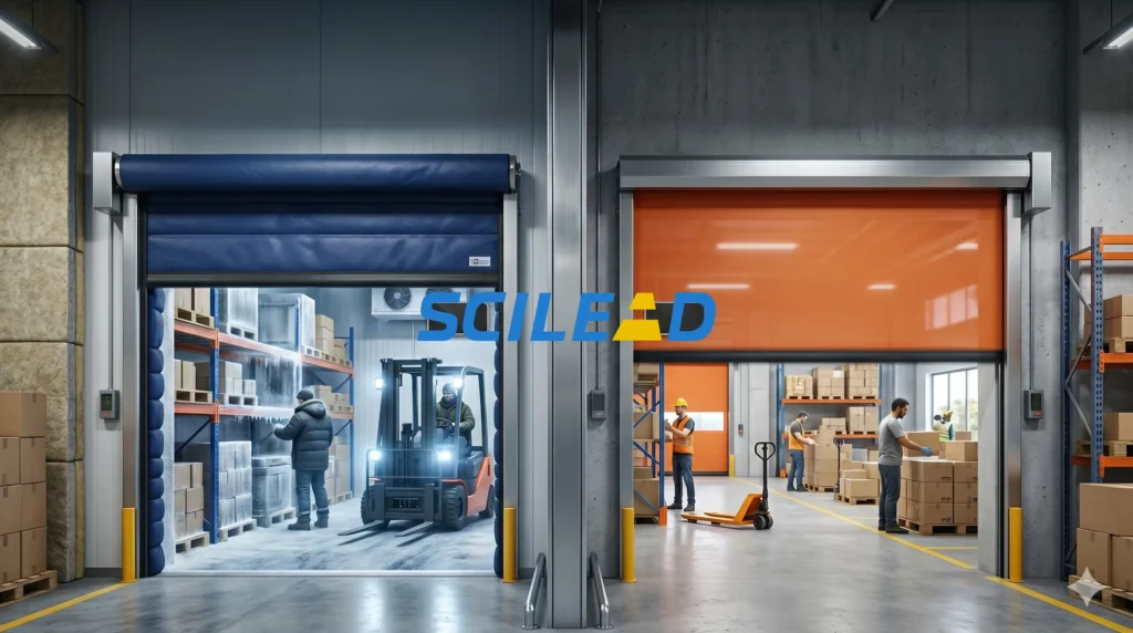 Insulated high speed Door vs Non-Insulated high speed Door