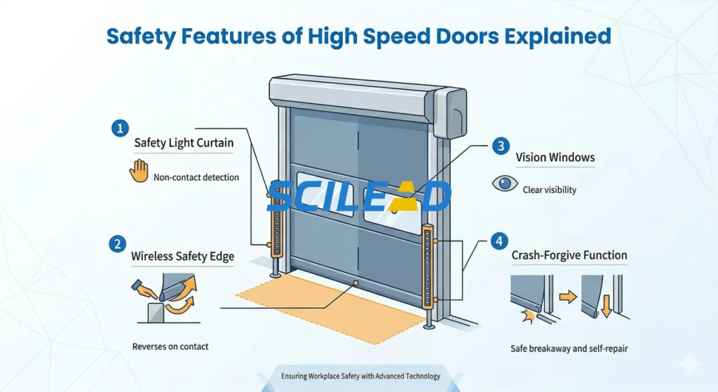 Safety Features of High Speed Doors Explained